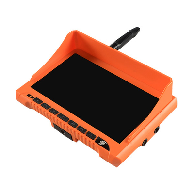 La grabación inalámbrica del sistema del monitor de TFT LCD HD funciona color anaranjado